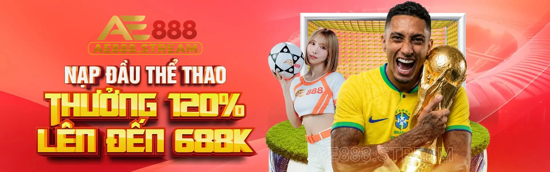 AE888 nạp đầu thể thao tặng 688k